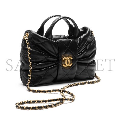 CHANEL MINI BOW BAG SHINY LAMBSKIN AS5849 (26*18*5cm) CHANEL MINI BOW BAG SHINY LAMBSKIN AS5849 (26*18*5cm)